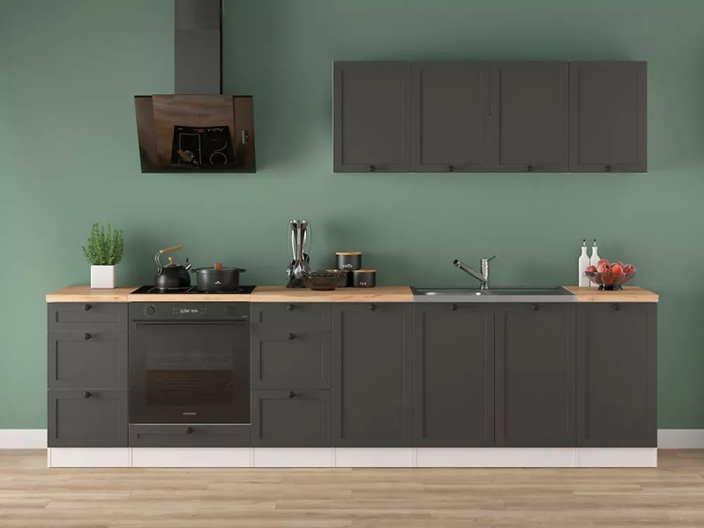 Virtuves komplekts Junona Line 300 Premium Materiāls : MDF + LKSP plātne,