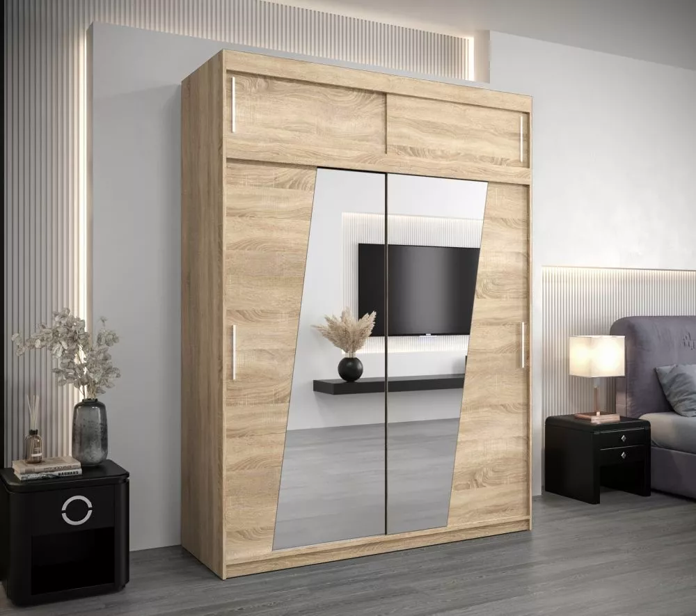 Skapis Rhomb Premium · Sonoma · 180 × 62 × 240 cm