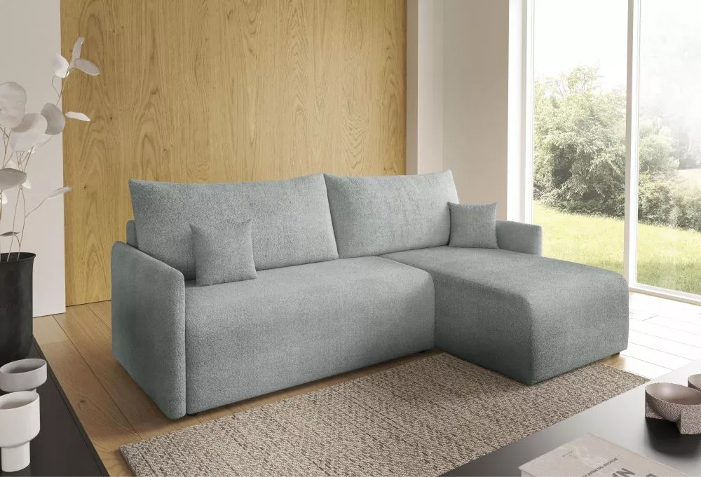 Dīvāns Valencia Premium standard · Pelēks · 145 × 212 × 95 cm