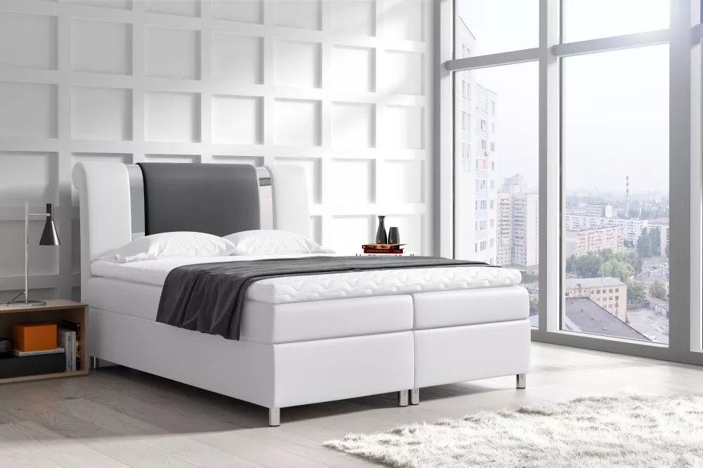 Gulta Mars Premium Standard Guļamvietas platums: 160 cm, Korpusa krāsa: balts, Guļamvietas garums: 200 cm, · 160 × 229 ×