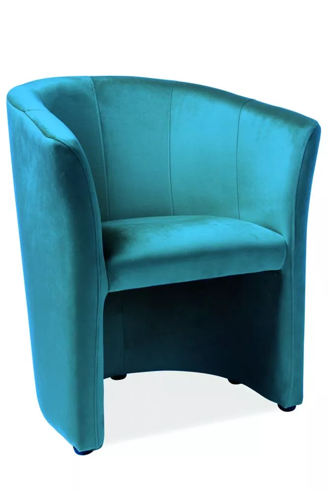 Krēsls TM - 1 Velvet · Tirkīzs · 76 × 67 × 60 cm