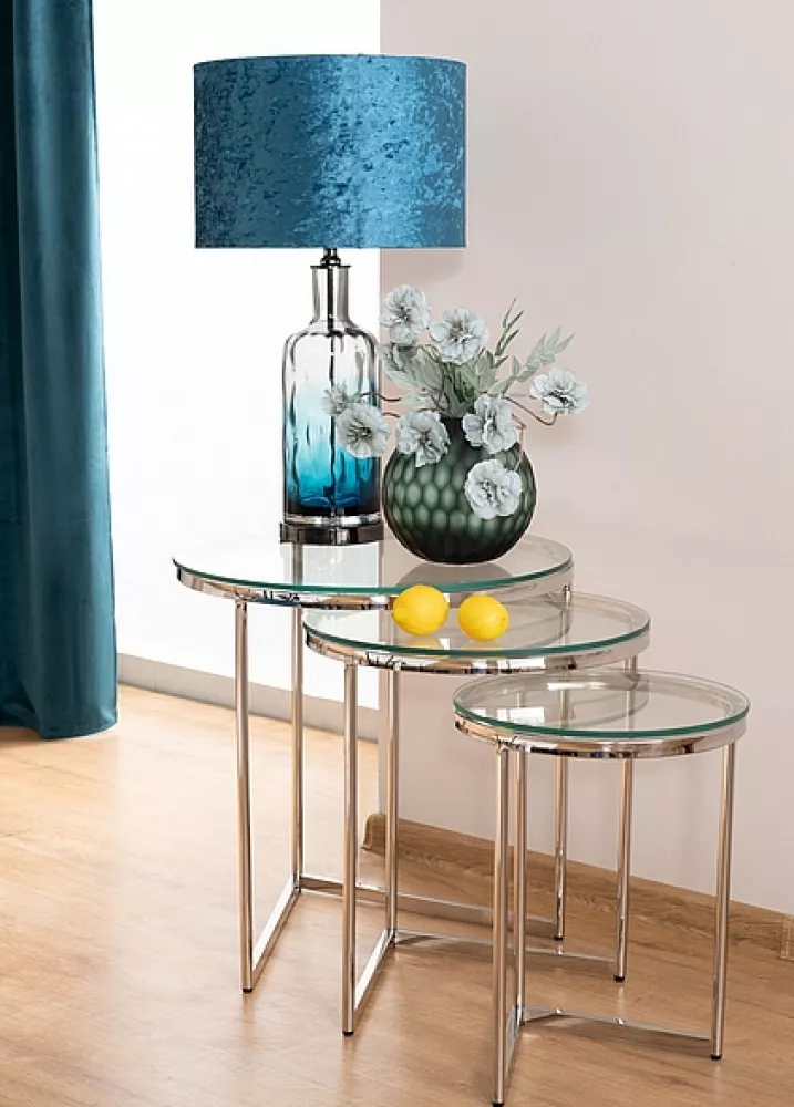 Žurnālgalds Trinity Z · Caurspīdīgs · 55 cm