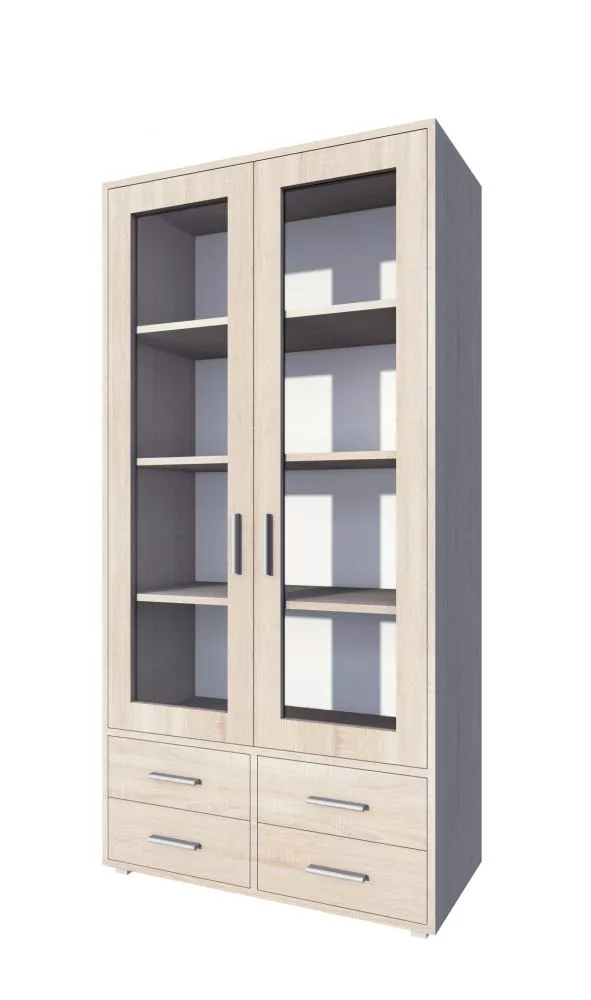 Plaukts Biurowy B-R11 · Ozols sonoma · 100 × 194 × 40 cm