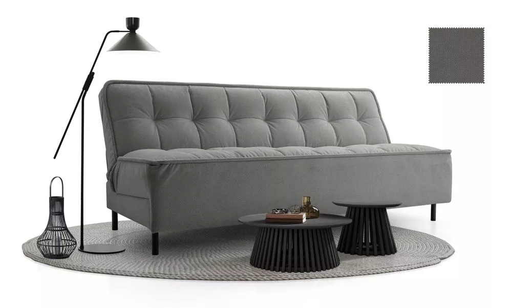 Dīvāns Jagna Sofa Standard · Tumši pelēks · 90 × 193 × 90 cm