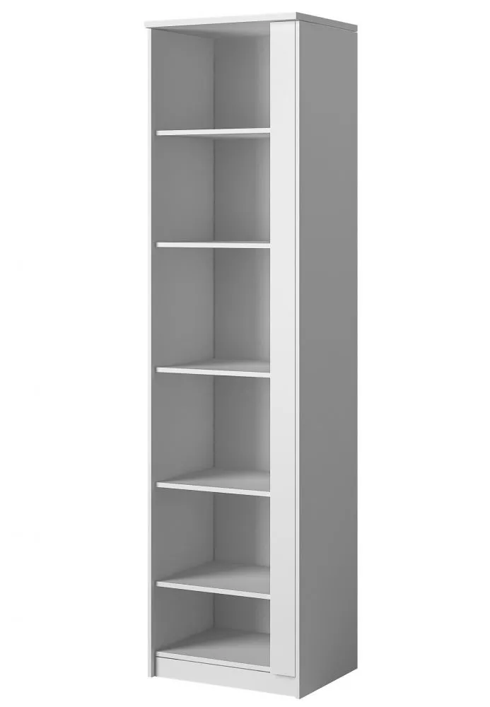 Plaukts Smyk White 1 · Balts · 50 × 193 × 40 cm