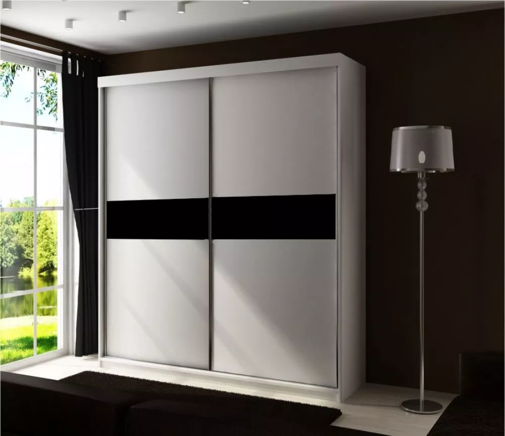Skapis Top 4 ar LED · Balts · 150 × 62 × 200 cm