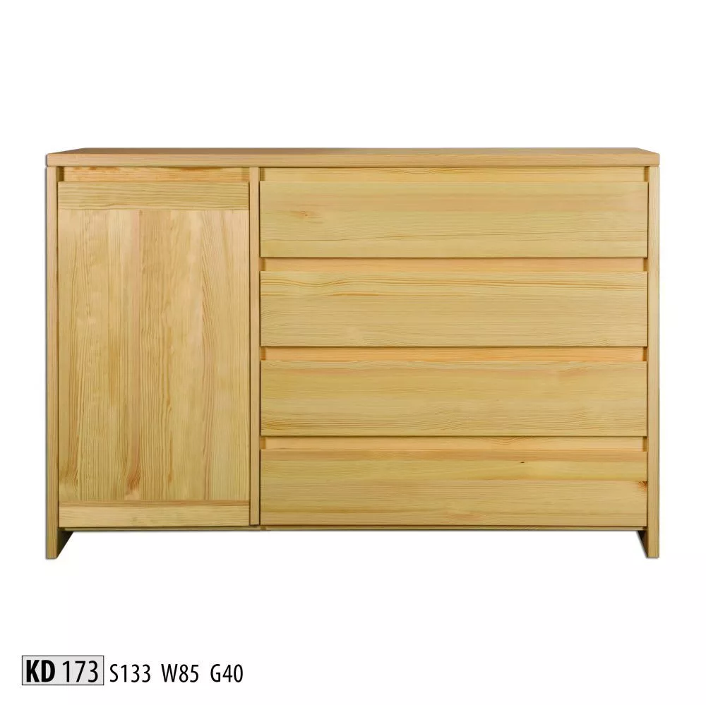 Kumode KD 173 · Priede · 133 × 40 × 85 cm