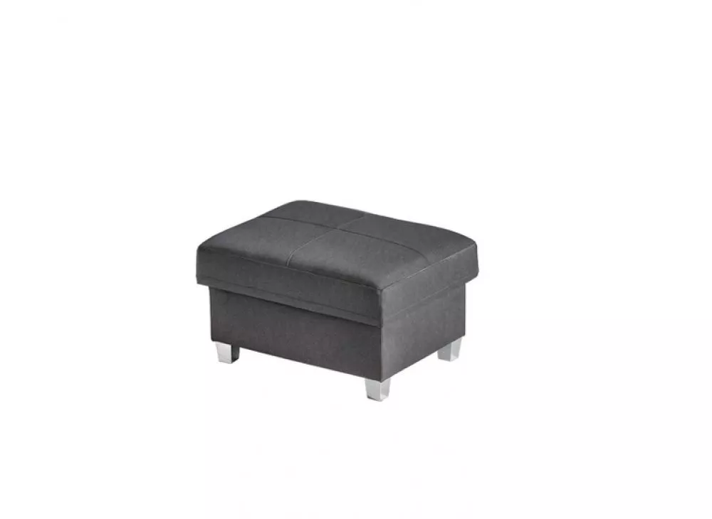 Pufs Boston Pouf Relax standard Auduma numurs: Element 01, · Melns · 81 × 47 × 61 cm