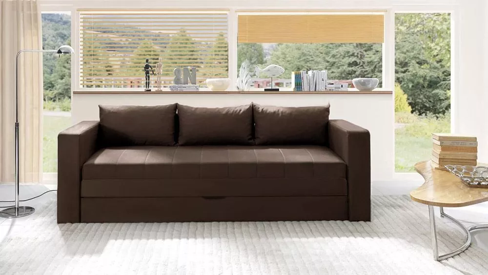 Dīvāns Euforia Duo Sofa Standard · Tumši brūns · 75 × 222 × 77 cm
