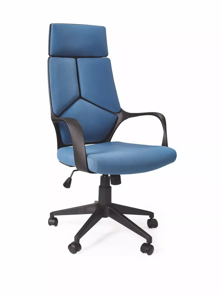 Krēsls Voyager Lux · Melns + zils · 115 × 64 × 61 cm