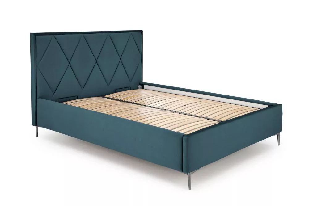 Gulta Modulo 4 160x200 ar stelāžu Guļamvietas platums: 160 cm, Guļamvietas garums: 200 cm, · Zaļš · 175 × 216 × 120 cm