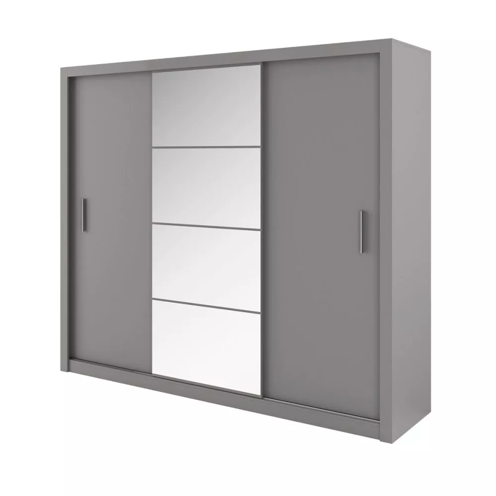 Skapis Idea ID-01 · Pelēks · 250 × 60 × 215 cm
