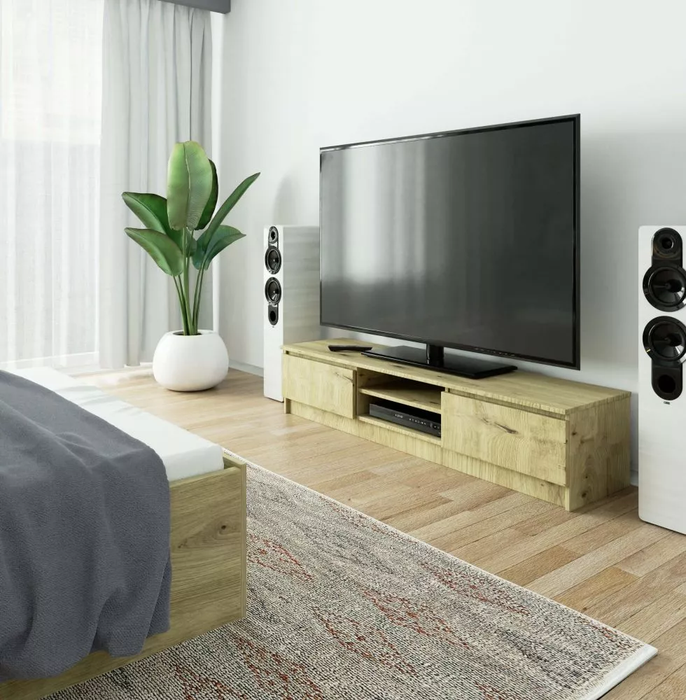 TV tumba RTV 2D1P Long · 160 × 40 × 33 cm