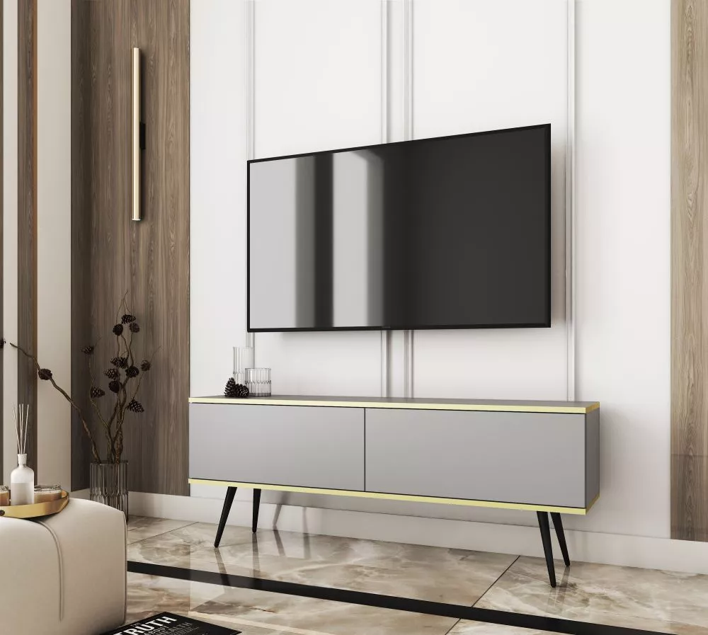 TV tumba Oro Black · 135 × 32 × 53 cm