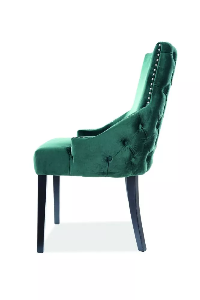 Mīksts krēsls George Velvet · Zaļš · 56 × 45 × 96 cm
