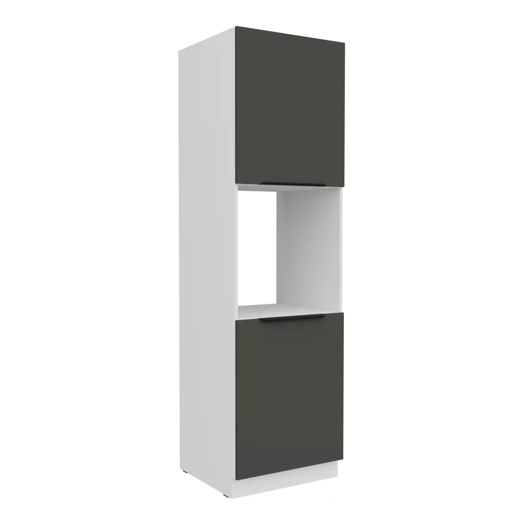 Virtuves skapis Aria Graphite 60 DP-210 2F