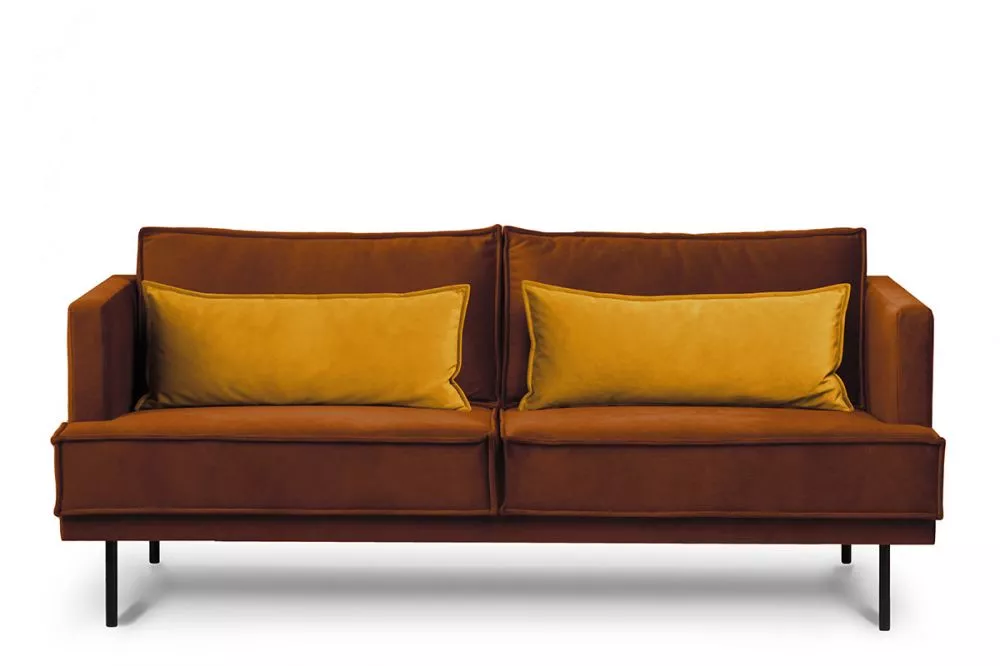 Dīvāns Ganzo 3S Standard · Oranžs · 84 × 196 × 92 cm