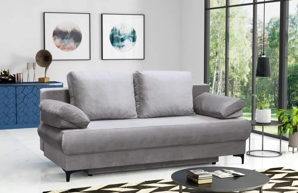 Dīvāns Maja Sofa Standard · Gaiši pelēks · 93 × 196 × 90 cm