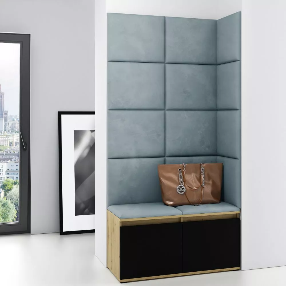 Apavu plaukts Emi 2 Trinity Korpusa krāsa: ozols artisan + melns, · 100 × 170 × 40 cm