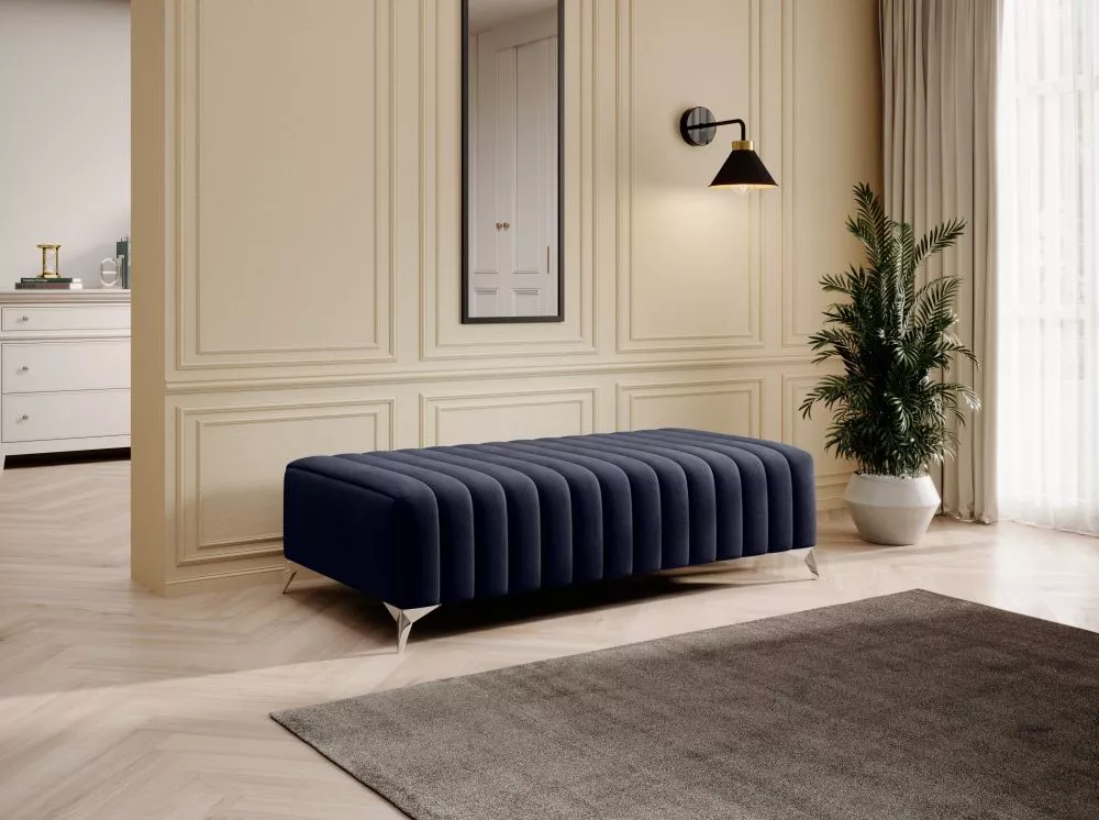 Pufs Laurence P Standard Auduma numurs: Monolith 79, · Tumši zils · 132 × 36 × 64 cm
