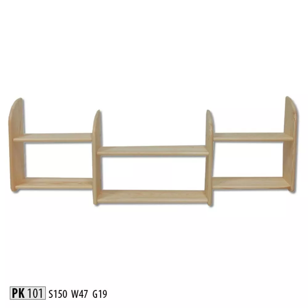 Plaukts PK 101 · Priede · 150 × 47 × 19 cm