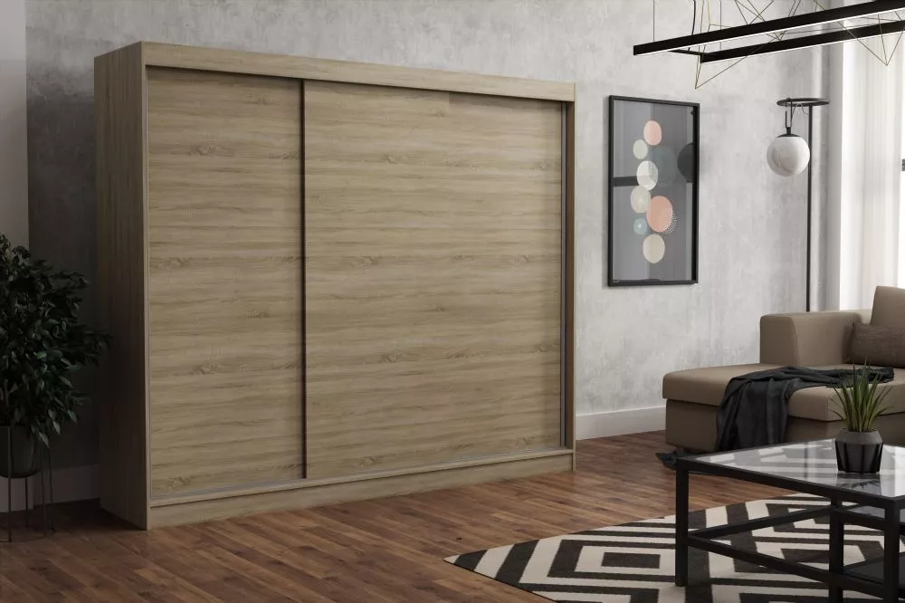 Skapis Emily Classic · Sonoma · 250 × 60 × 215 cm