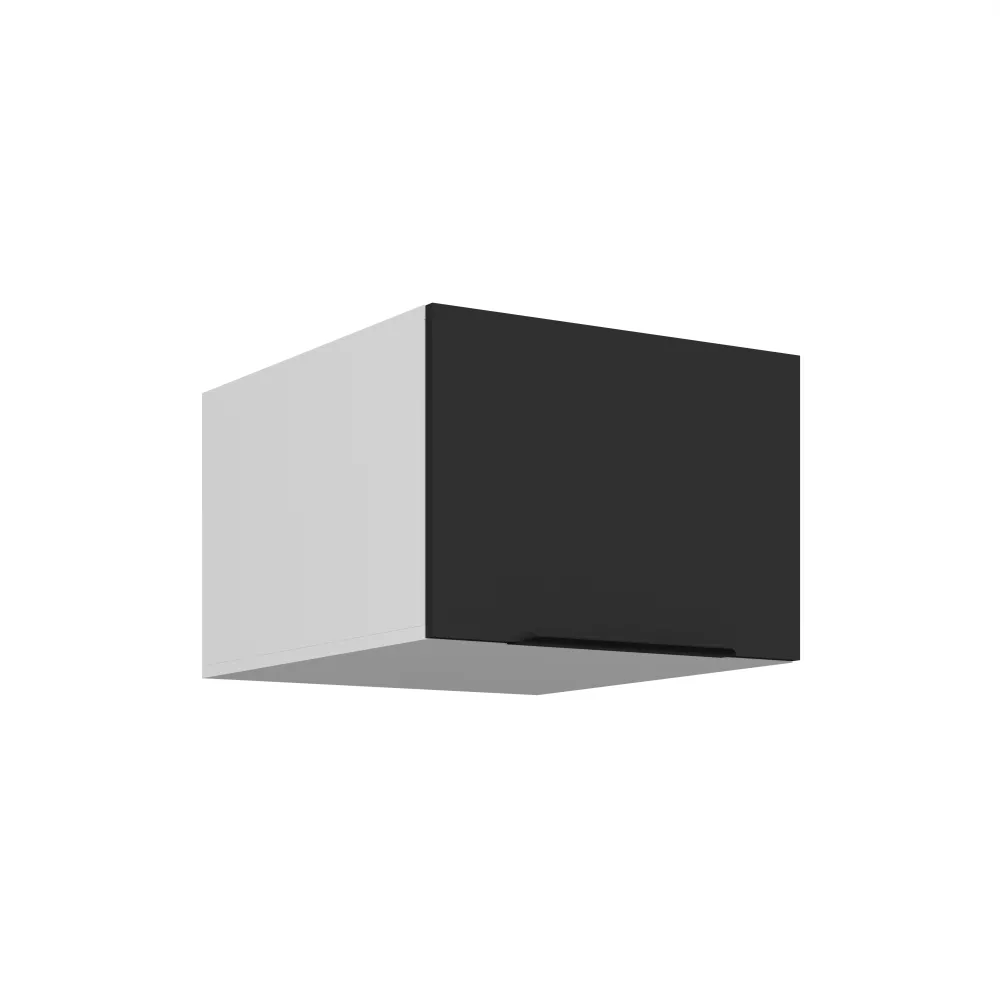 Virtuves skapis Aria Black 50 NAGU-36 1F