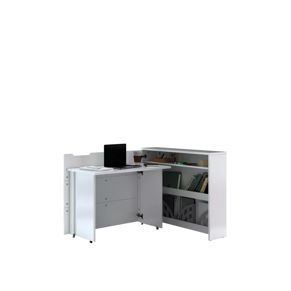 Galds Work Concept CW-01L · Balts · 135.8 × 93 × 115 cm