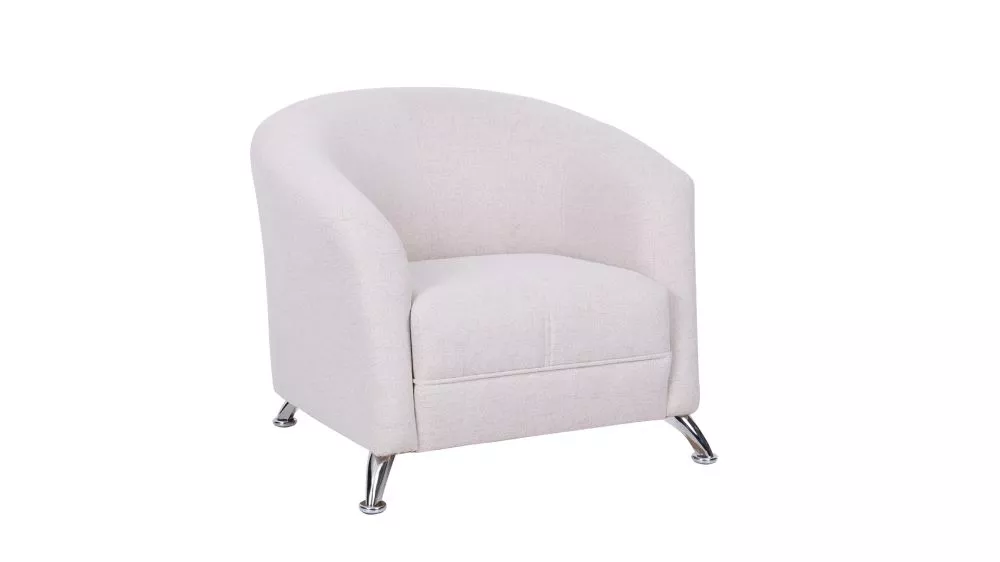 Mīksts krēsls Olier 1S Standard · Gaiši bēšs · 86 × 77 × 68 cm