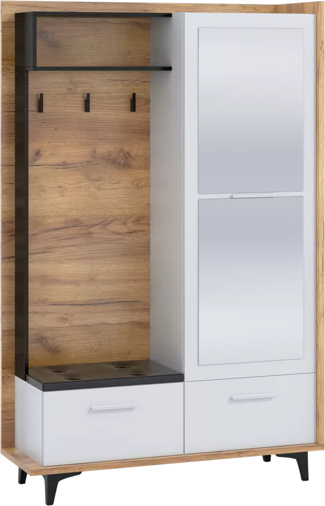 Koridora iekārta Box P3D · 125 × 42 × 195 cm