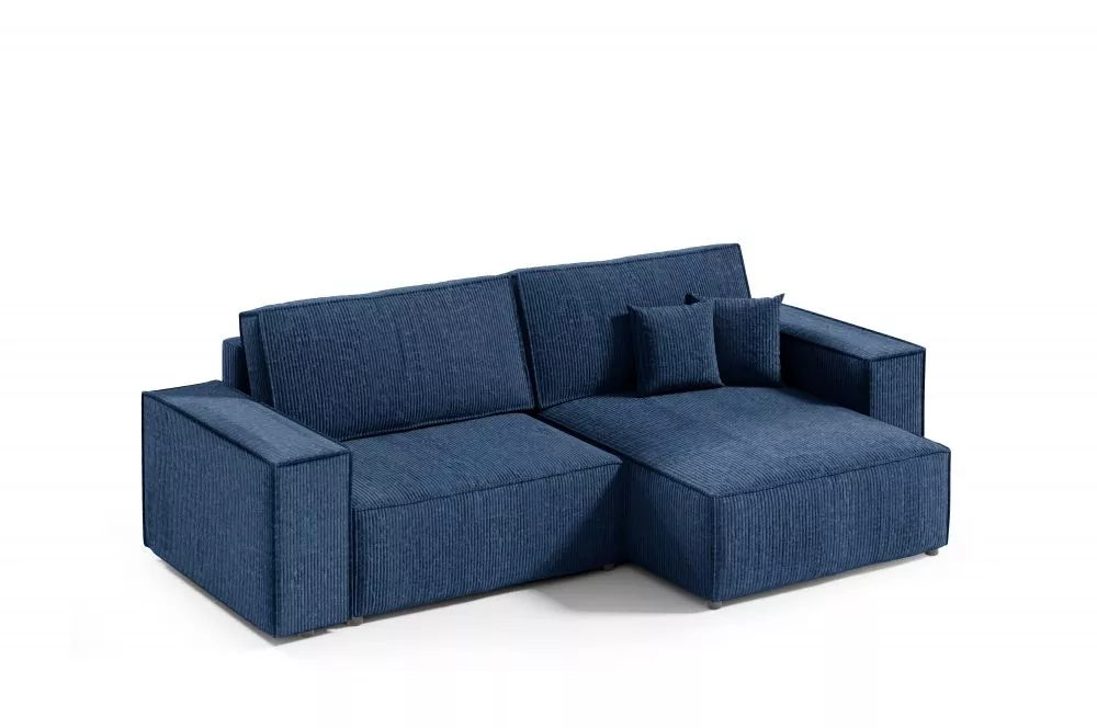 Dīvāns Poso L Mini Standard · Zils · 148 × 257 × 70 cm