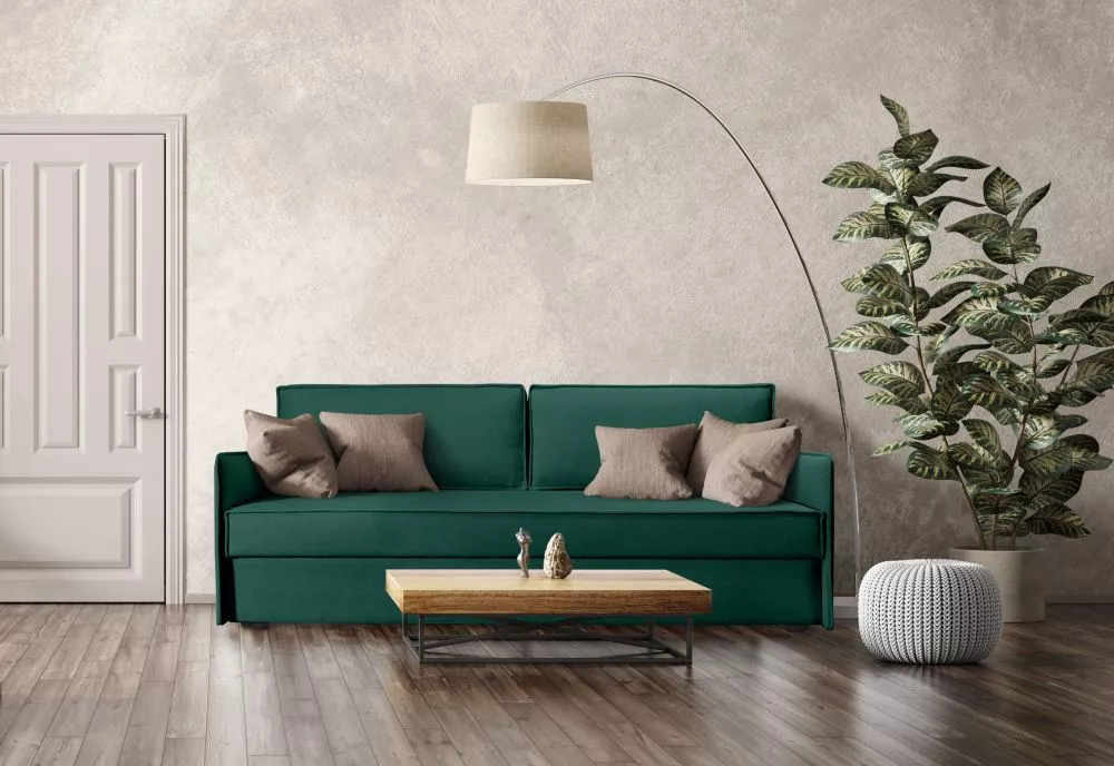 Dīvāns Cloud Sofa Standard · Zaļš · 91 × 206 × 75 cm