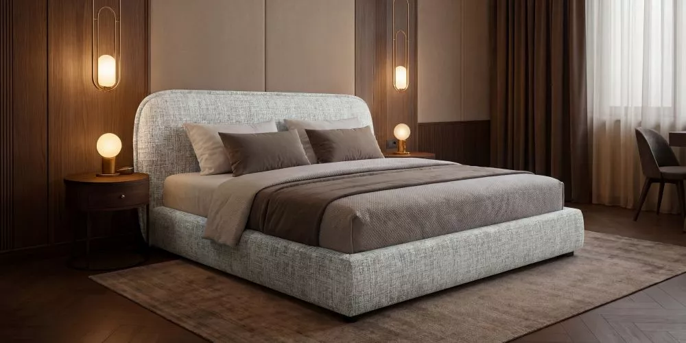 Gulta Olaf Standard ar stelāžām Guļamvietas platums: 160 cm, Guļamvietas garums: 200 cm, stelāžas tips: metāla, · Gaiši 