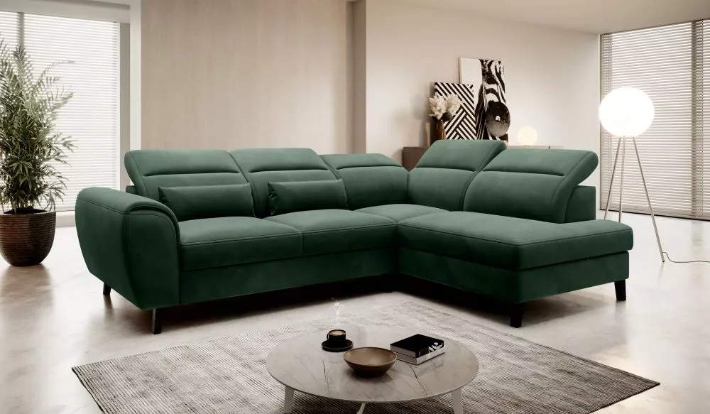 Dīvāns Noble Relax Standard · Zaļš · 201 × 255 × 83 cm