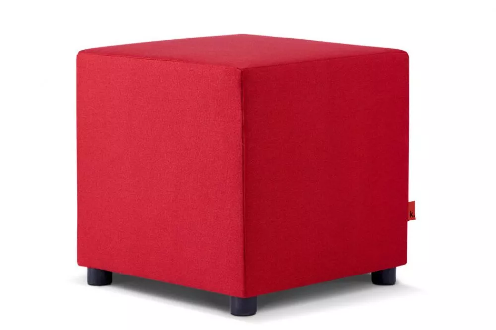Pufs Choe Standard Auduma numurs: Etna 60, · Sarkana · 50 × 50 × 50 cm