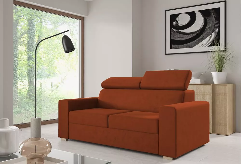 Dīvāns Adela standard · Oranžs · 95 × 174 × 80 cm
