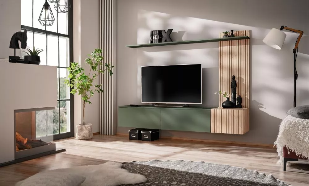 Sekcija Solo Green Korpusa krāsa: zaļš, · 180 × 40 × 130 cm