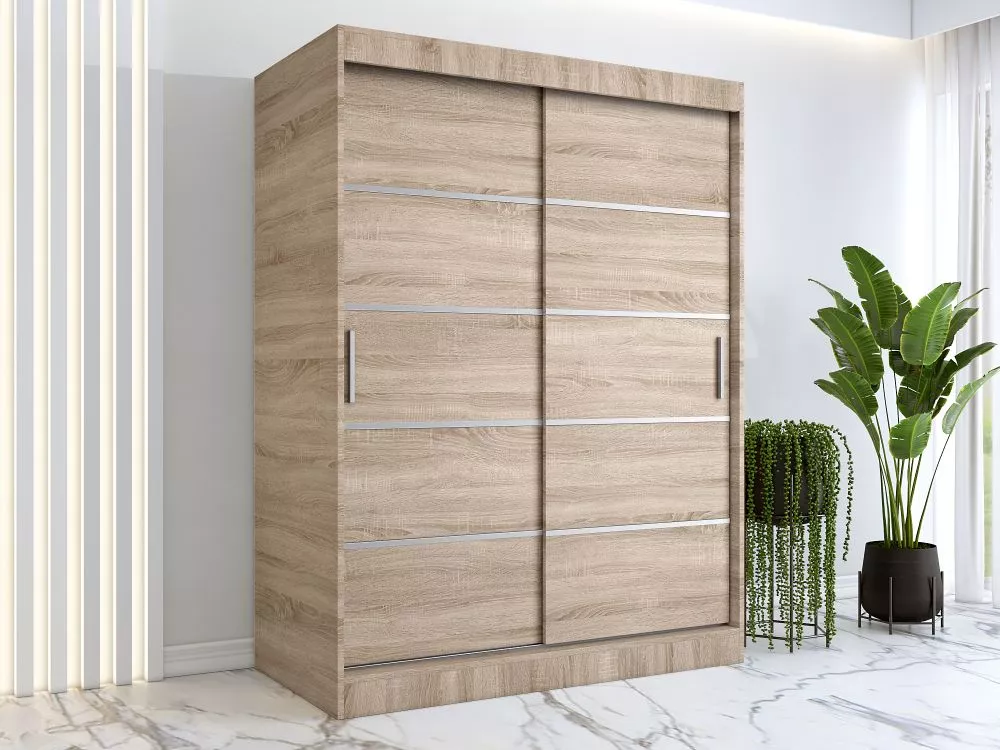 Skapis Nina Classic · Sonoma · 150 × 60 × 200 cm