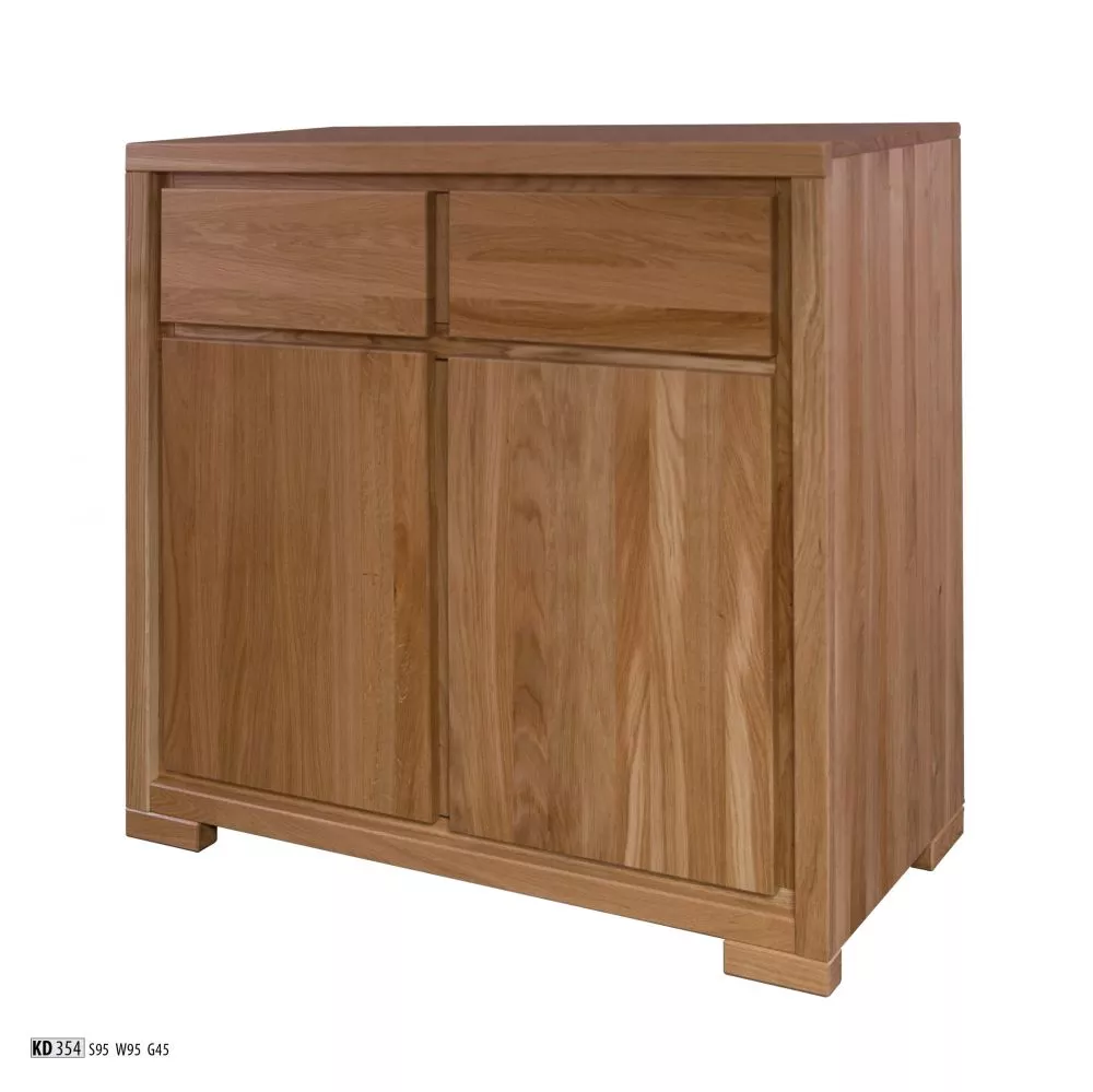 Kumode KD 354 · Tumšais ozols · 90 × 45 × 95 cm