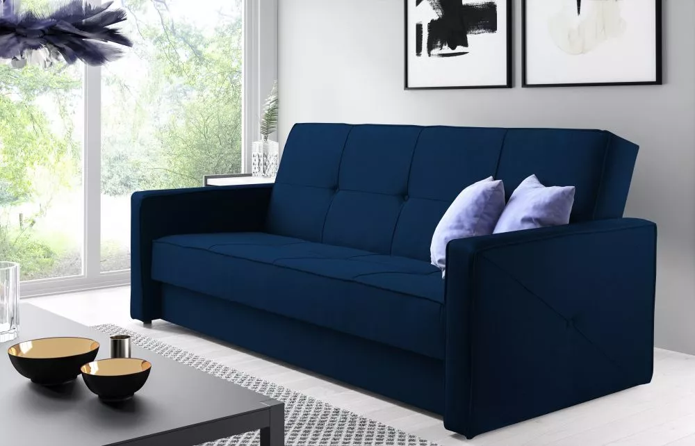 Dīvāns Sofa Bed 146 standard · Zila · 90 × 210 × 80 cm