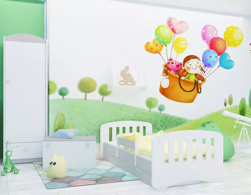 Bērnu gulta Happy Design Sczebelki L04 160x80 ar stelāžu Guļamvietas platums: 80 cm, Guļamvietas garums: 160 cm, · 92 × 