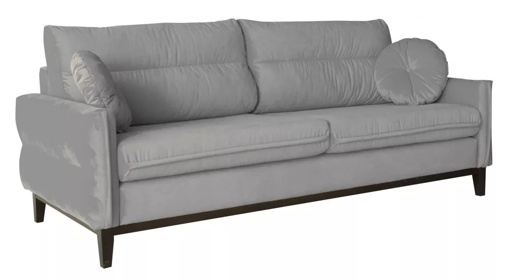 Dīvāns Bellano 2 Standard · Gaiši pelēks · 94 × 218 × 95 cm