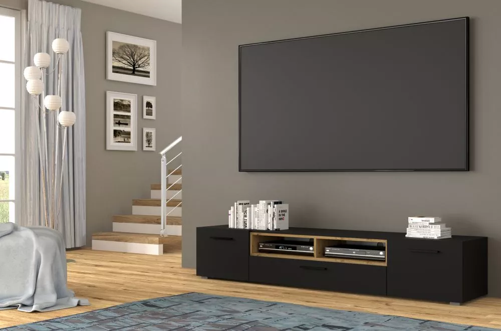 TV tumba Anette 07 · 198 × 43 × 37 cm