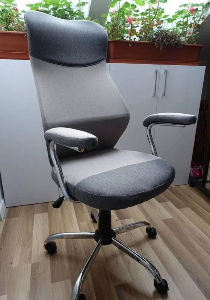 Datorkrēsls Q-319 · Pelēks · 64 × 52 × 112 cm