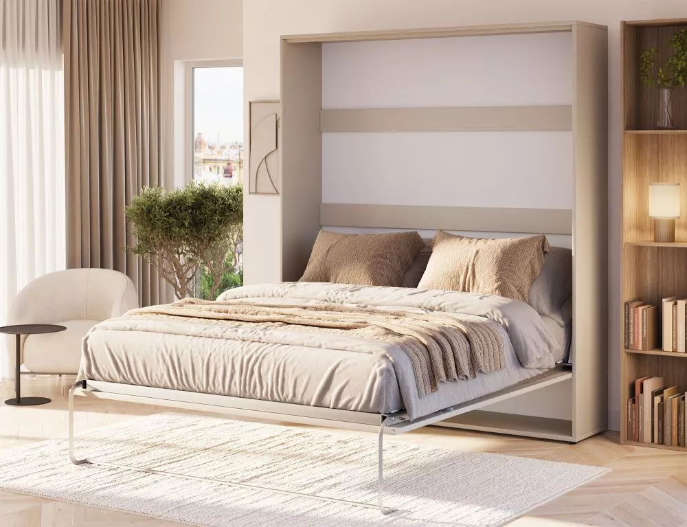 Gulta Vivario ar stelāžu Guļamvietas platums: 160 cm, Guļamvietas garums: 200 cm, · Kašmira · 173 × 213 × 211 cm