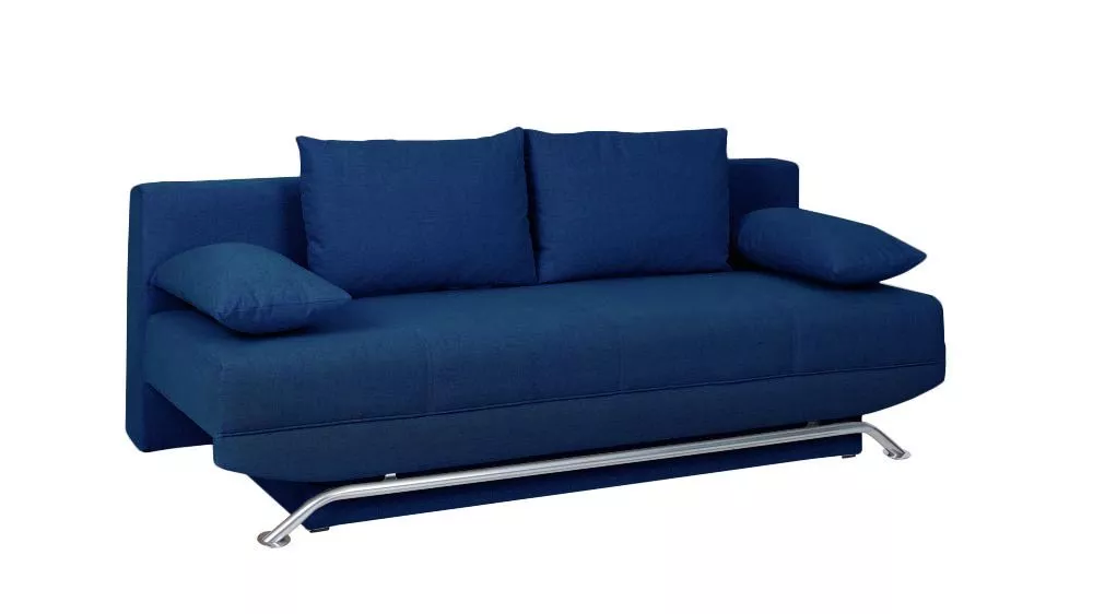 Dīvāns Olier 2S Standard · Zils · 100 × 200 × 85 cm