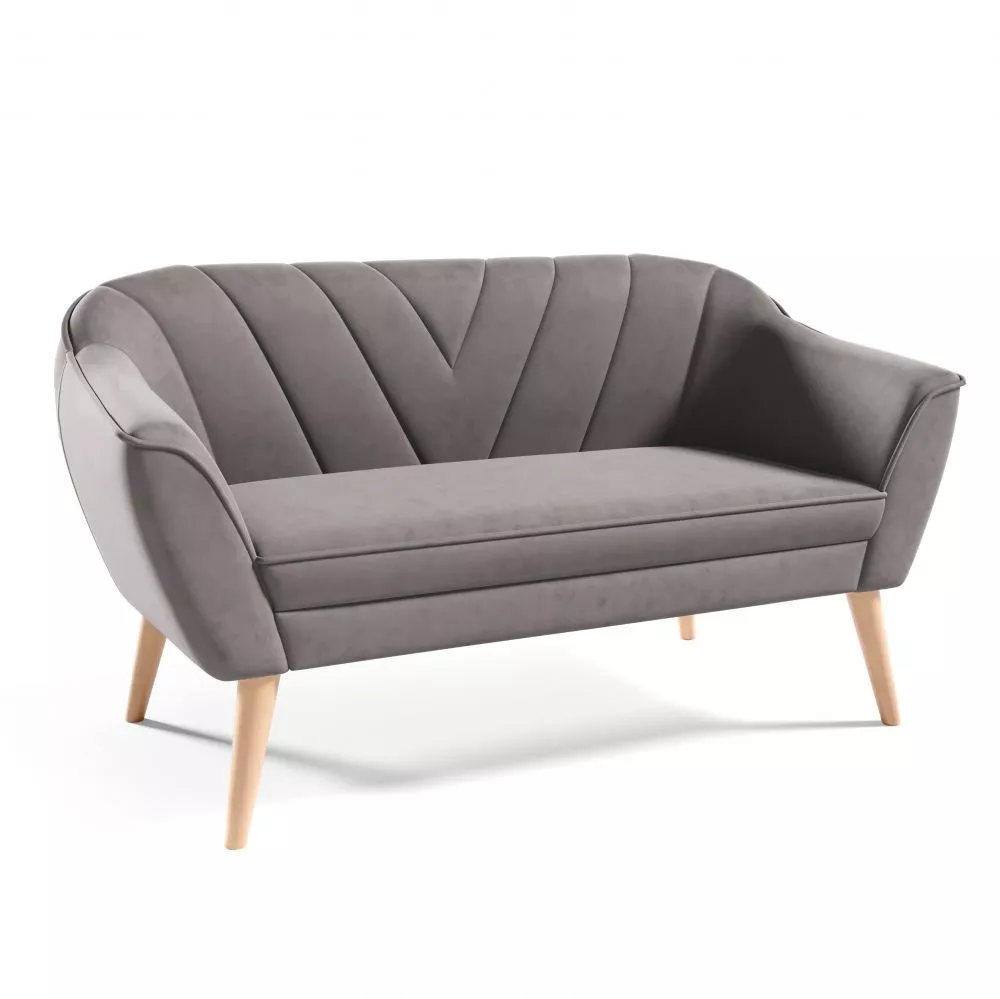 Dīvāns Sofa Flora 205 standard · Gaiši pelēks · 71 × 150 × 75 cm