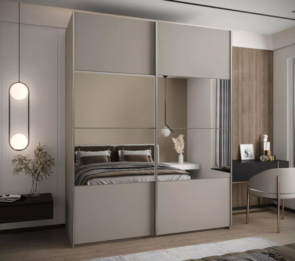 Skapis Lux 4 · Kašmira · 200 × 61 × 245.5 cm