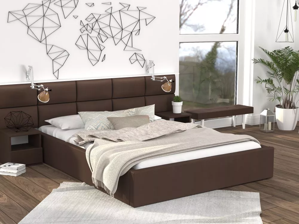 Panelis Wall 45x25 · Tumši brūns · 45 × 25 cm