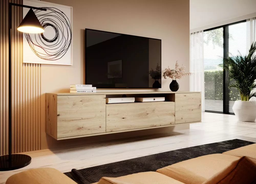 TV tumba Logan RTV ar LED · 180 × 40 × 42 cm